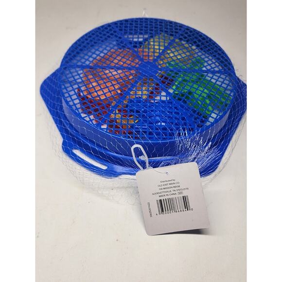 7 Pcs. Beach Toy Set-Sand Sifter, Shovel, Rake, Turtle, 2 Starfish, Crab - Picture 2 of 3